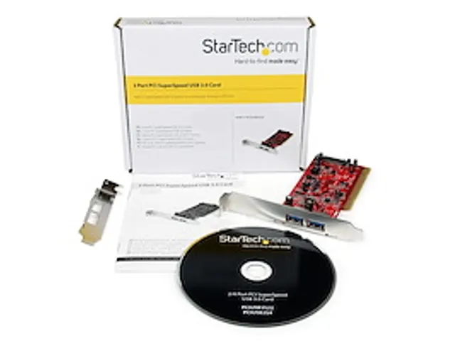 2 Poorts PCI SuperSpeed USB 3.0 Adapterkaart met SATA Voeding