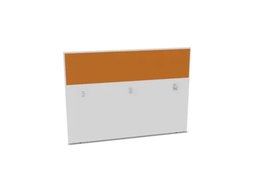 baliepaneel,v. bureau,aanbouw achter,B 1600mm,Bl-wit,BN3005-geel