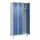 locker voor scheiding van kleding,HxBxD 1950x900x500mm,3vak