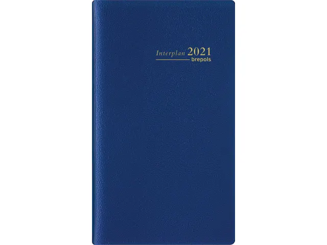 agenda Interplan Genova, blauw, 2027