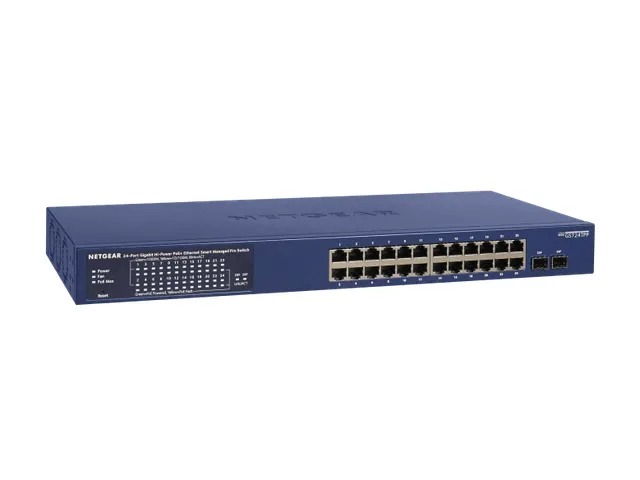 NETGEAR GS724TP, Managed, L2/L3/L4, Gigabit Ethernet (10/100/1000), Fu