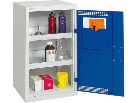 Milieukast Plaatstaal Grijs Blauw Ventilatie 900x500x500mm