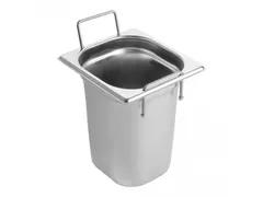 Caterchef Gastronorm bak RVS met greep 1/6 GN 200mm