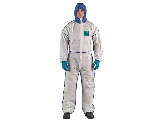 Ansell Alphatec 1800 Comfort disposable overall, wit, maat 2XL, per st