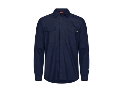 Tranemo 8120 91 overhemd, marineblauw, maat 4XL, per stuk