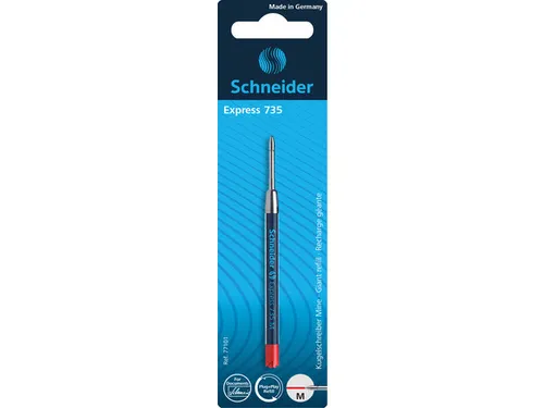 Balpenvulling Schneider Express 735 M op blister rood