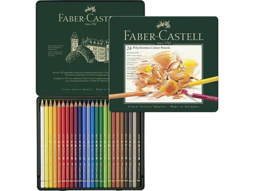 Polychromos Kleurpotloden Etui 24 Stuks