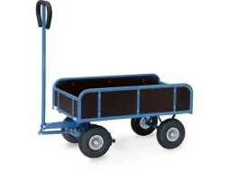 Handtrekwagen 4122P 400kg 945x545mm hout polyurethaan wielen