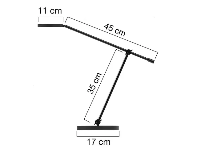 400110128 Unilux Ceiling Floodlight Sunlight LED 2700/5200K Zwart