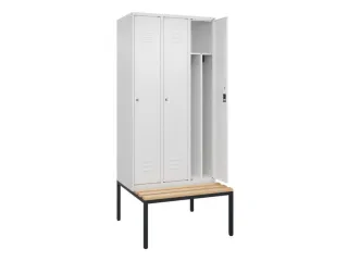 locker voor scheiding van kleding,HxBxD 2120x900x815mm,3vak - 2