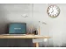 Wandklok Unilux Baltic Ø30,5cm hout/wit cijferaanduiding