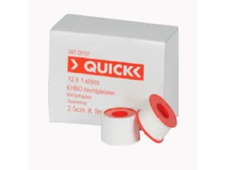Quick Q1157 pleisters, L 5 m x B 2,5 cm, per 12 rollen - 1