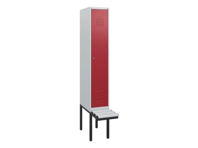 locker met bank,HxBxD 1950x300x815mm,1vak,vak B 300mm,cil.-slot