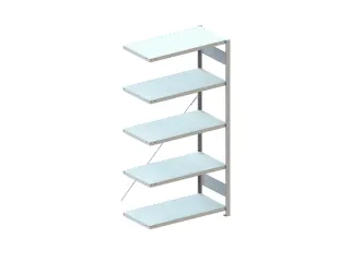 systeemstelling,aanbouwveld,CLIP,HxBxD 2000x1306x536mm,vakl. 330kg - 1