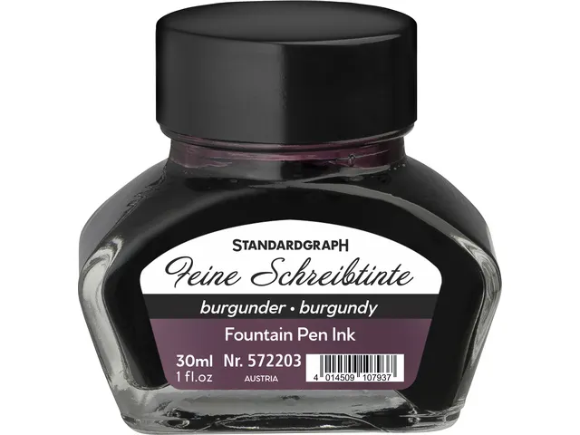 Encre calligraphique Standardgraph 30ml bordeaux