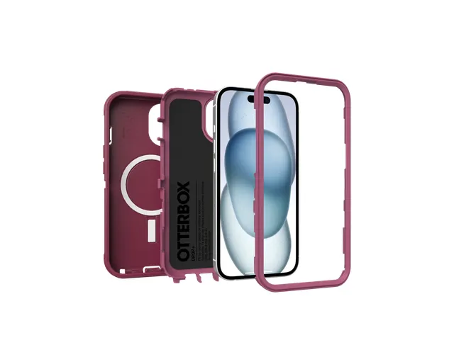 OtterBox Defender MagSafe Case Apple iPhone 15/14/13 Foxberry roze
