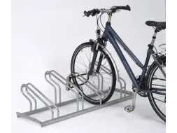 Fiets-Beugelrek L 1400Mm 4Plaatsen Enkelzijdig Gelast Verzinkt