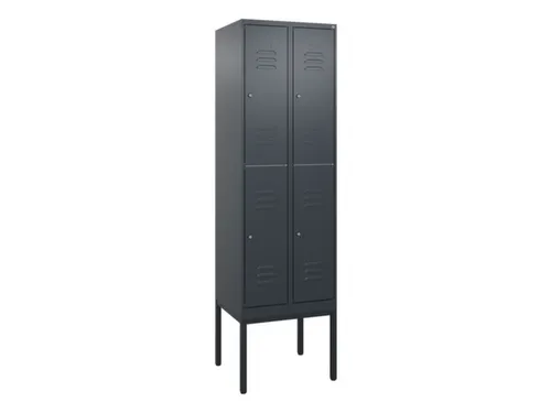 dubbeldekse locker,HxBxD 2120x600x500mm,2x2vak.,vak B 300mm