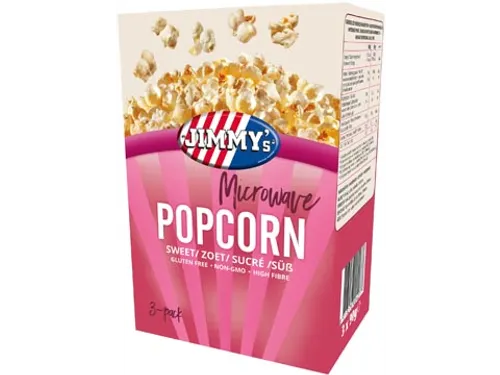 Popcorn Microwave Zoet Doos van 3x90g