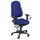 bureaustoel,synchroonmech.,zitting stof blauw,zitting H 420-550mm