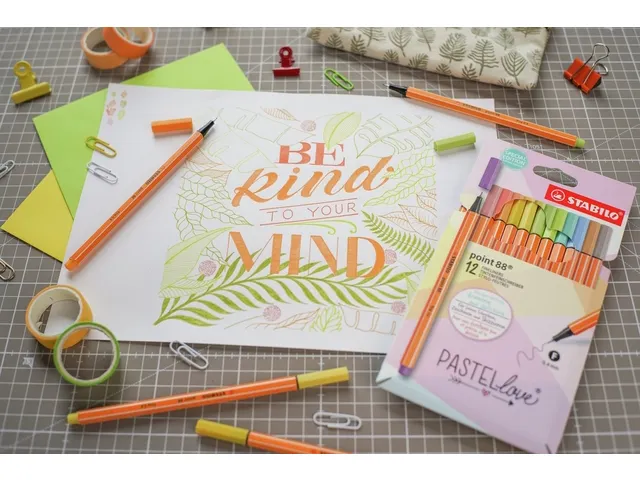 Fineliner STABILO point 88/56 roze rood 0.4mm