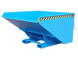Kiepbak 1103x1870x1720mm 2.1m³ Afrolmechaniek Gelakt Ral5012