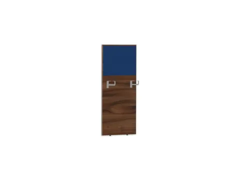 baliepaneel bureau aanbouw rechts NP-tiepolo nut BN6016-blauw 600mm