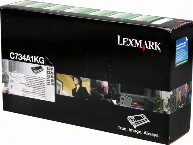Toner C734A1KG Lexmark C734 Noir