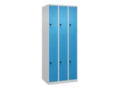 dubbeldekse locker,HxBxD 1850x750x500mm,3x2vak.,vak B 250mm