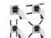 Support à fixer gaming 1 écran Neomounts ACE DS70-256BL1 24-57 inch