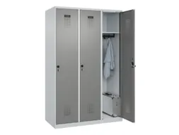 locker,HxBxD 1850x1200x500mm,3vak,vak B 400mm,draaigrendel