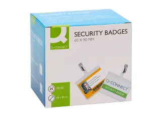 Badge Met Clip 60x90mm Incl. Personaliseerbaar Insteekkaart 25 Stuks - 5