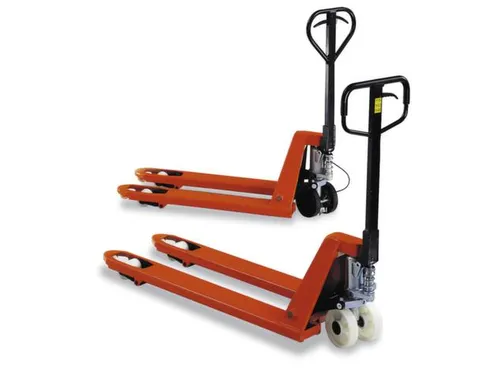 Palletwagen 2.5t Zwenk-/vorkwielen Rubber/nylon Enkel Vorklengte 810mm