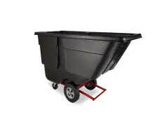 Rubbermaid Commercial Utility Tilt Truck 760 liter zwart Kantelwagen