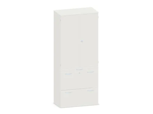 kantoorkast,HxBxD 1920x800x430mm,decor romp wit,decor front wit