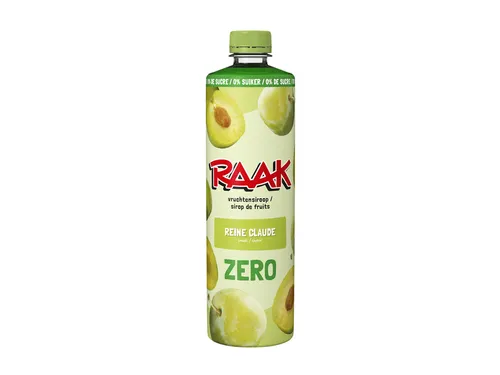Siroop RAAK reine claude zero sugar 750ml