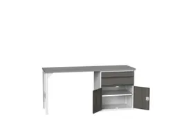 werkbank,HxBxD 930x2000x600mm,linoleumblad,2voeten/1container