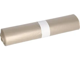 Vuilniszak 60- 70 Liter 63x70cm Transparant HDPE rol van 50 stuks - 1