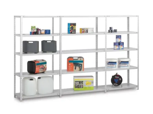 magazijnstelling,aanbouwveld,HxBxD 2500x1000x300mm,vaklast 125kg