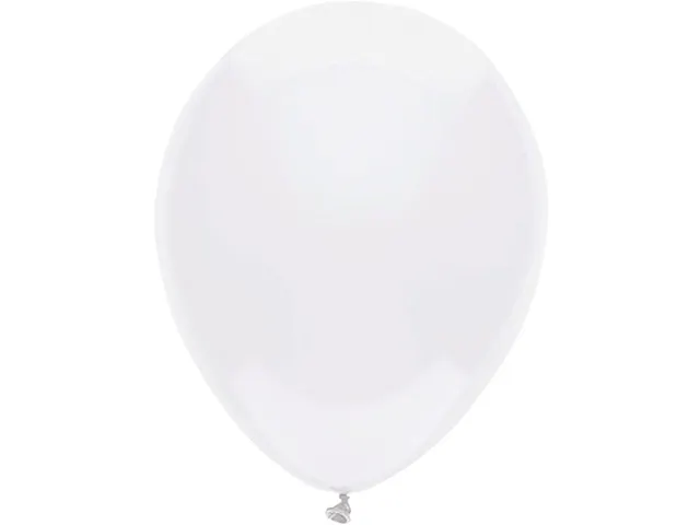 Ballonnen uni wit Ø30cm