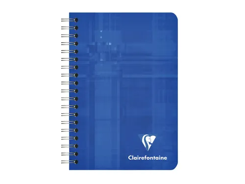 Notitieboek Clairefontaine A7+ 95x140 ruit 5x5 100blz 90gr assorti