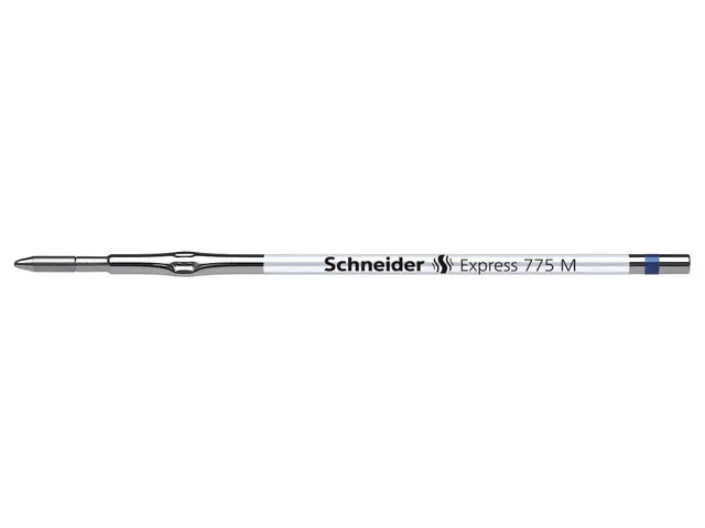 Recharge stylo bille Schneider Express 775 M bleu