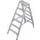 dubbele ladder,beide zijden,2x6treden m. R13-laag,treden met profiel