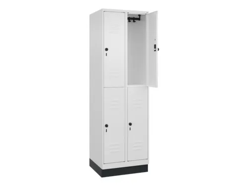 dubbeldekse locker,HxBxD 1950x600x500mm,2x2vak.,vak B 300mm