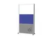 MAULconnecto Scheidingswand 1x lichtgrijze donker whitebord Zilver