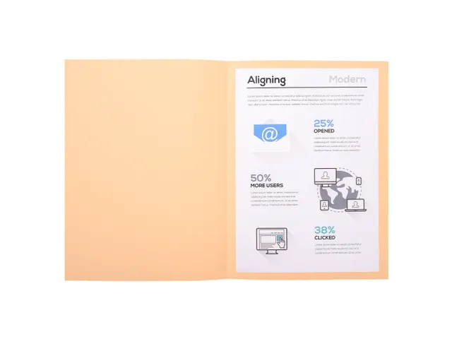 100 dossiermappen FOREVER 250 100%gerecycleerd 24x32cm Gems