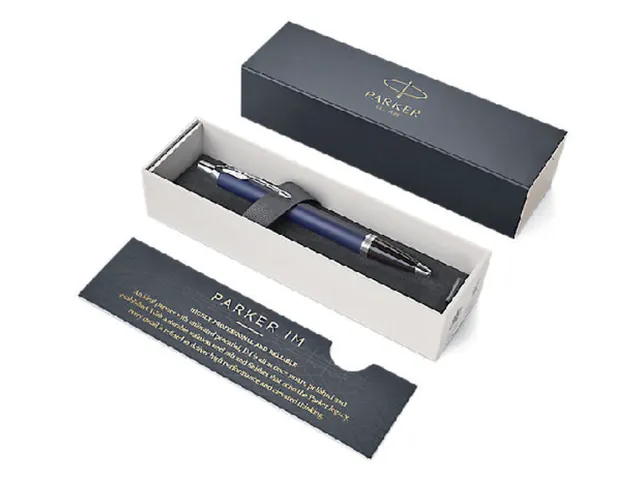 Balpen Parker IM Blue Lacquer CT Medium Blauwe inkt