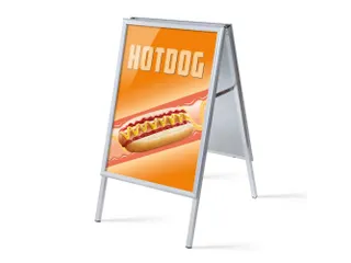 Stoepbord A1 complete set met print "Hotdog" - 1