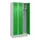 locker voor scheiding van kleding,HxBxD 1950x900x500mm,3vak