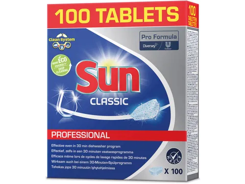 Classic vaatwastabletten pak van 100 tabletten